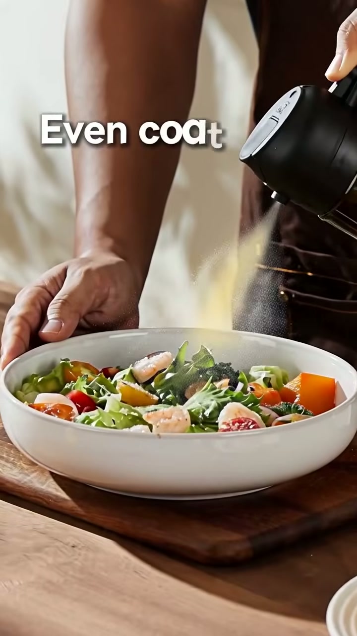 Coat a pan, salad or air-fryer basket without drowning it