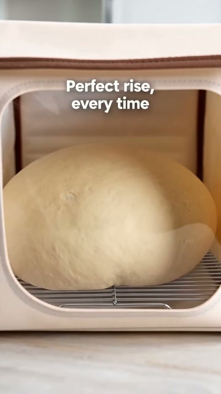 A consistent, even rise every time — no cold-kitchen guesswork